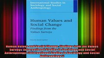 Read  Human Values and Social Change Findings from the Values Surveys International Studies in  Full EBook