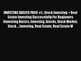 [Read book] INVESTING BASICS PACK #1: Stock Investing   Real Estate Investing Successfully