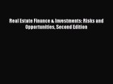 [Read book] Real Estate Finance & Investments: Risks and Opportunities Second Edition [PDF]