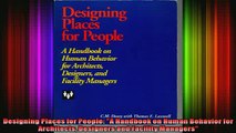 Read  Designing Places for People A Handbook on Human Behavior for Architects Designers and  Full EBook