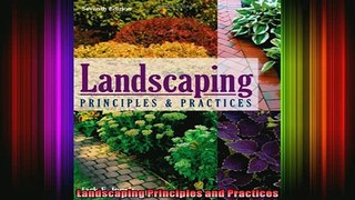 Read  Landscaping Principles and Practices  Full EBook
