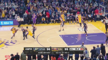 NBA : Kobe Bryant (60 points) part sur une performance de légende !