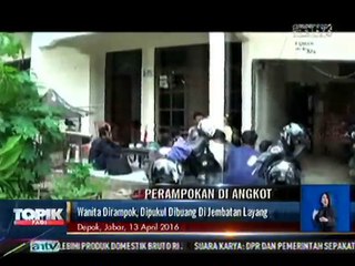 Wanita Dirampok di Angkot dan Dibuang di Jembatan Layang
