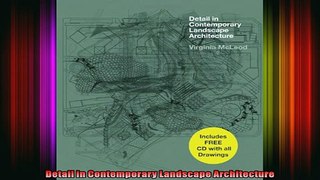 Read  Detail in Contemporary Landscape Architecture  Full EBook