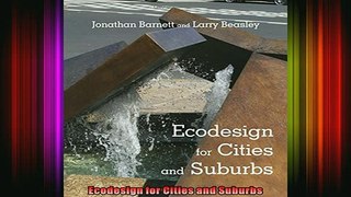 Read  Ecodesign for Cities and Suburbs  Full EBook