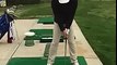 Golfer Sofia Young Slow Motion Iron Swing