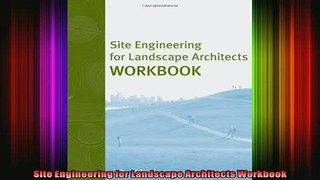 Read  Site Engineering for Landscape Architects Workbook  Full EBook