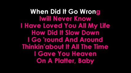 KARAOKE ADELE - Can't let go