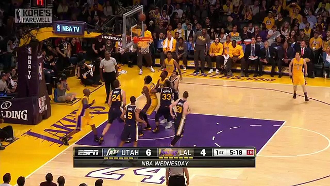 Kobe's final first half