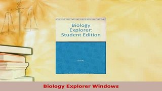 Download  Biology Explorer Windows Free Books