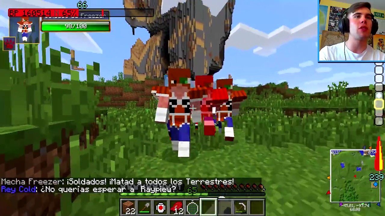 DRAGON BLOCK C MALIGNO [09] REY COLD Y MECHA FREEZER DRAGON BALL Z EN MINECRAFT Raypiew