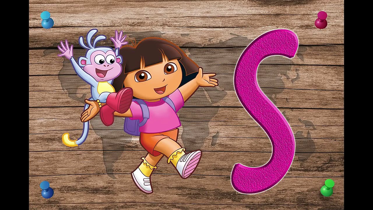 DORA THE EXPLORER ABC SONG - alphabet songs for preschoolers - abcd