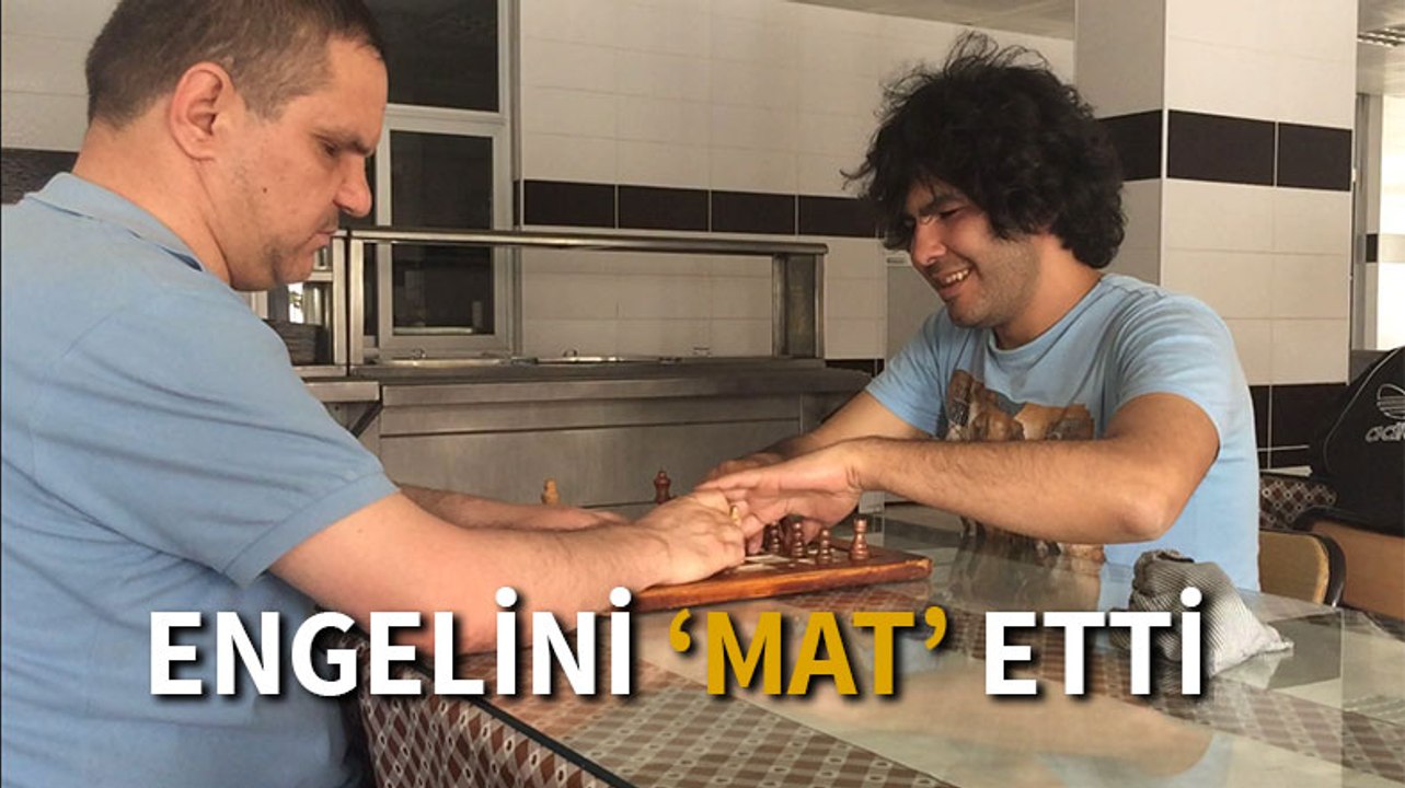 Engelini 'mat' etti