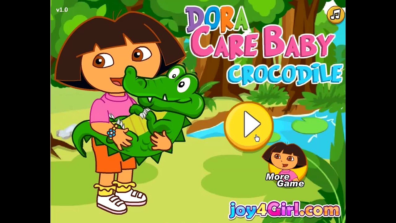 Baby Dora Care Baby Crocodile - Dora the Explorer - Dora Game New Episodes 2015 HD