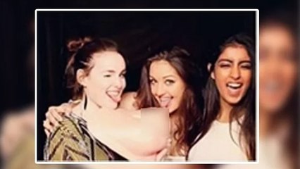 Big B's Grand Daughter Navya Poses With FAKE BREAST