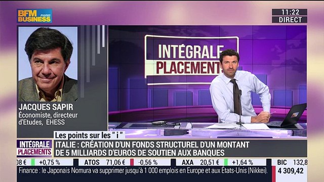Les points sur les i : Jacques Sapir: La création d'un fonds structurel pour aider les banques fragiles n'est pas rass