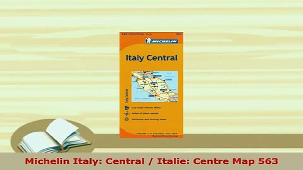 PDF  Michelin Italy Central  Italie Centre Map 563 Download Full Ebook