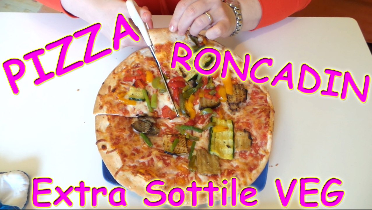 Pizza Roncadin Vegetariana extra sottile, pizza surgelata recensione