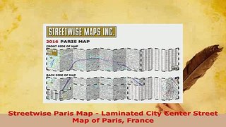 PDF  Streetwise Paris Map  Laminated City Center Street Map of Paris France Read Online