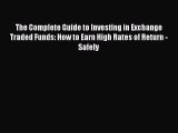[Read book] The Complete Guide to Investing in Exchange Traded Funds: How to Earn High Rates