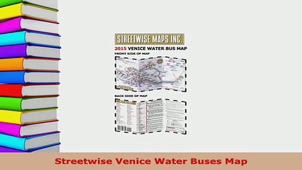 PDF  Streetwise Venice Water Buses Map Read Full Ebook