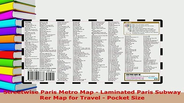 PDF Streetwise Paris Metro Map Laminated Paris Subway Rer Map for Travel Pocket Size Read Full Ebook
