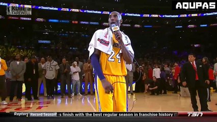 Le mot de la fin pour Kobe Bryant