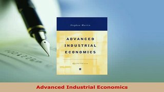 PDF  Advanced Industrial Economics Download Full Ebook