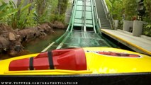 Jurassic Park The Ride River Adventures Front Seat (HD POV) Universal Studios Hollywood