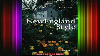 Read  New England Style  Full EBook