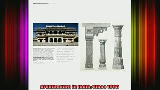 Download  Architecture in India Since 1990 Full EBook Free