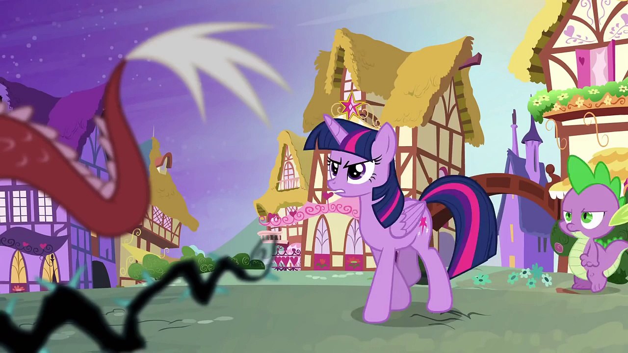 Twilight Sparkle & Discord - Make the Right Decision + Twilicane (full scene)