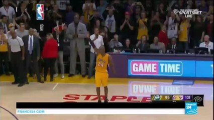 NBA : Kobe Bryant met fin à sa carrière dans des adieux dignes d'Hollywood
