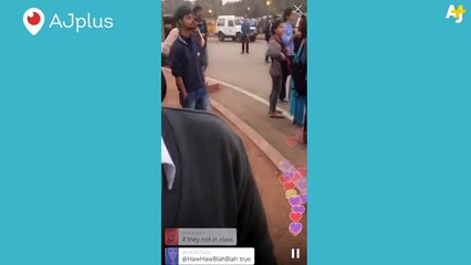 Students Protest For Free Speech In New Delhi, India: AJ+ Periscopes