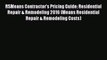 Read RSMeans Contractor's Pricing Guide: Residential Repair & Remodeling 2016 (Means Residential