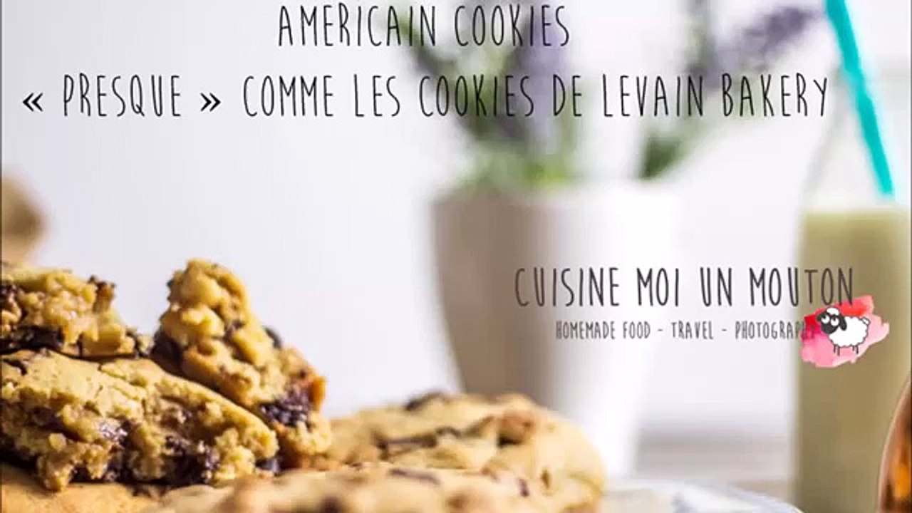 Americain cookies « presque » comme les cookies de levain bakery