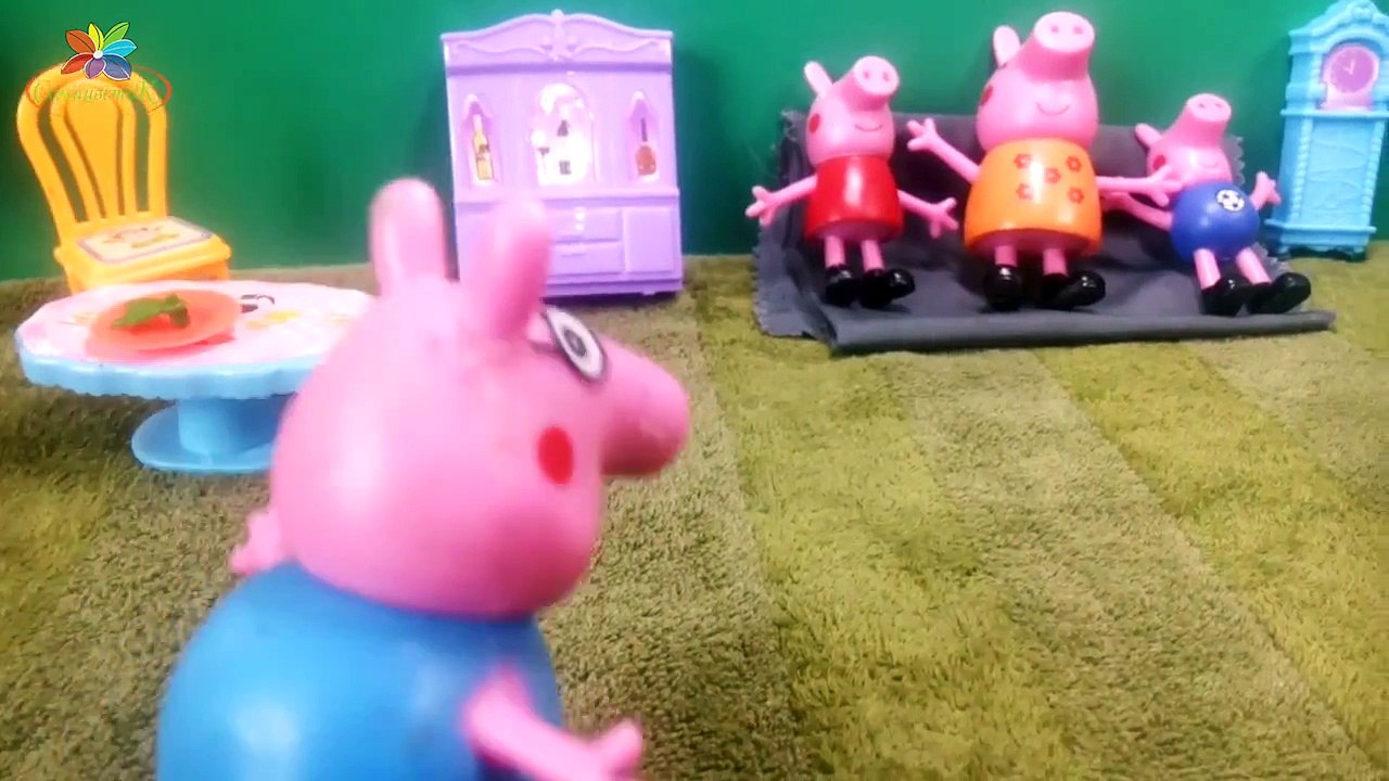 Свинка Пеппа и Джордж. Папа Свин купил машину. Peppa pig and George. Daddy pig buy car