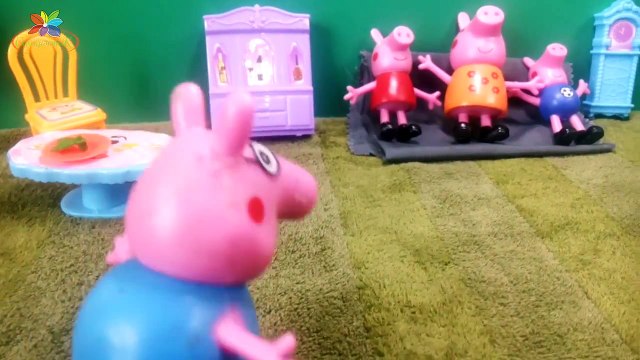 Свинка Пеппа и Джордж. Папа Свин купил машину. Peppa pig and George. Daddy pig buy car