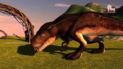 Dinosaurs animated 3d animals finger family kids songs collection