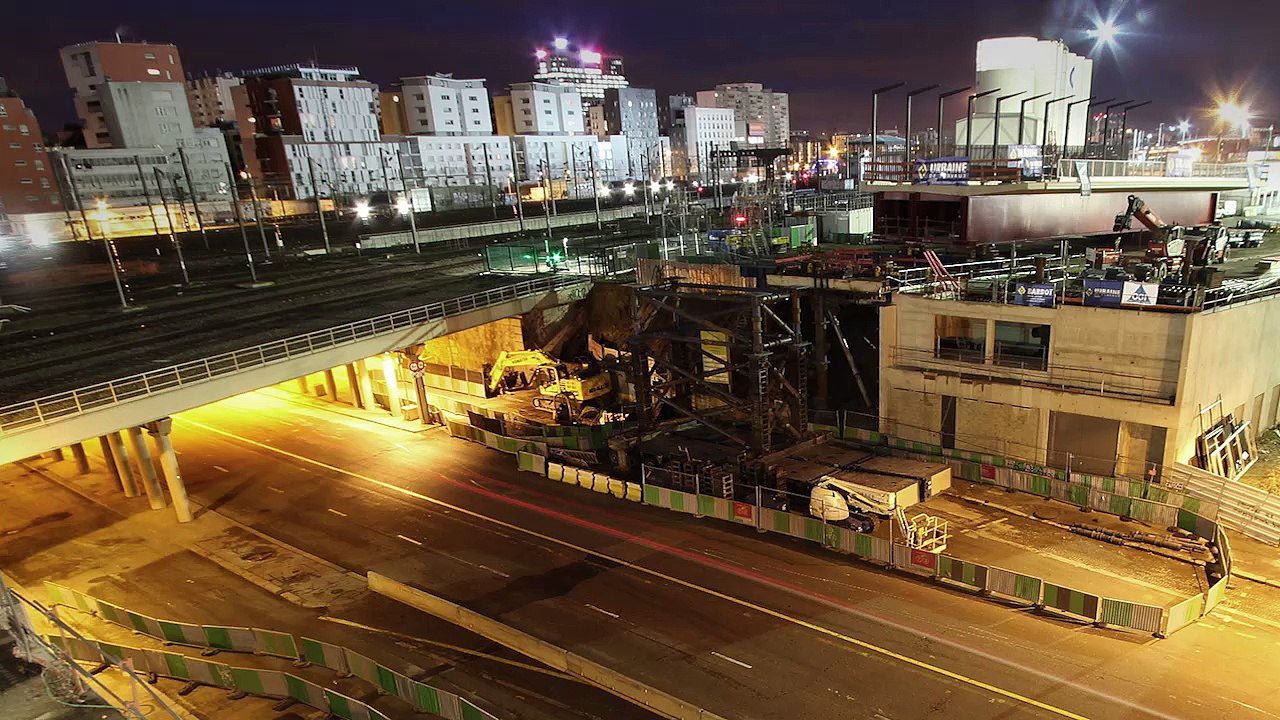 Clichy - Batignolles : Lancement du Pont Berthier