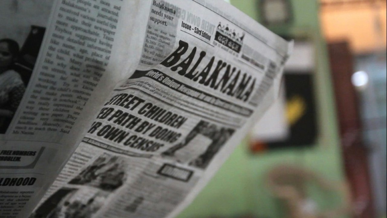 A Delhi, le quotidien des enfants des rues s'imprime dans le journal