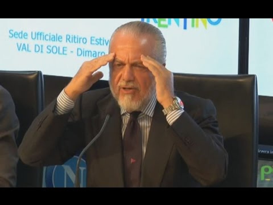 Napoli - De Laurentiis: "Higuain? Non ho ricevuto offerte" (13.04.16)