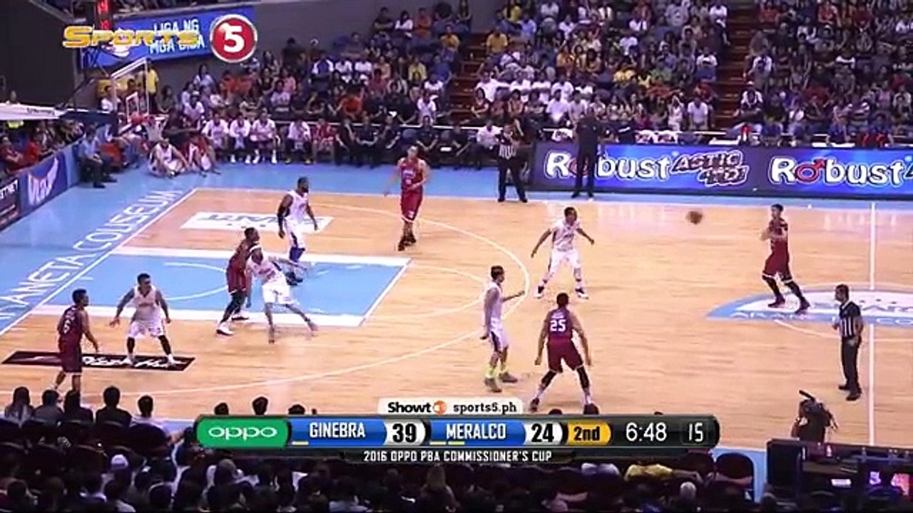 Greg Slaughter Confusing Meralco Defense And 1