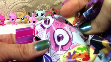 LPS Blind Bag HAUL Littlest Pet Shop Paint Splashin BOX case Part 2 toy review opening