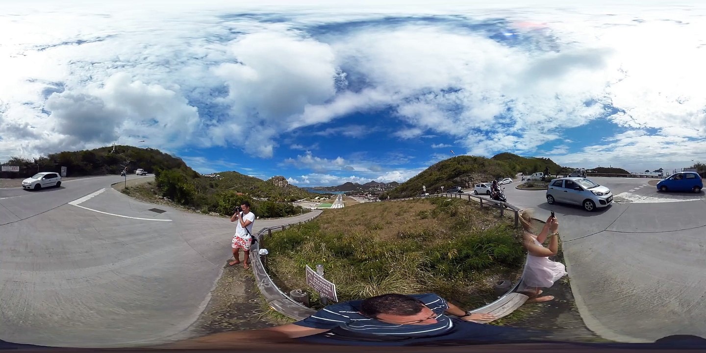 Landing Plane Nearly Hits Tourist