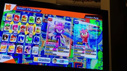Mario and sonic at the London 2012 Olympic Games gameplay