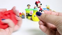 Play Doh Surprise Eggs Peppa Pig Mickey Mouse Disney Frozen Überraschung Eier Huevos Sorpresa Part 7