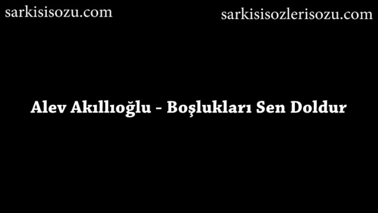Alev Akıllıoğlu - Usta