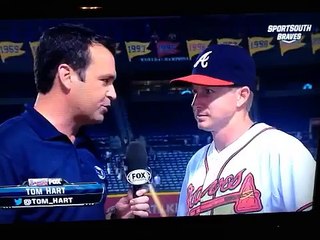 Elliot Johnson Postgame interview turns NASCAR