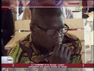 Le CUSEMS et le Grand-cadre entament une gréve totale ce jeudi